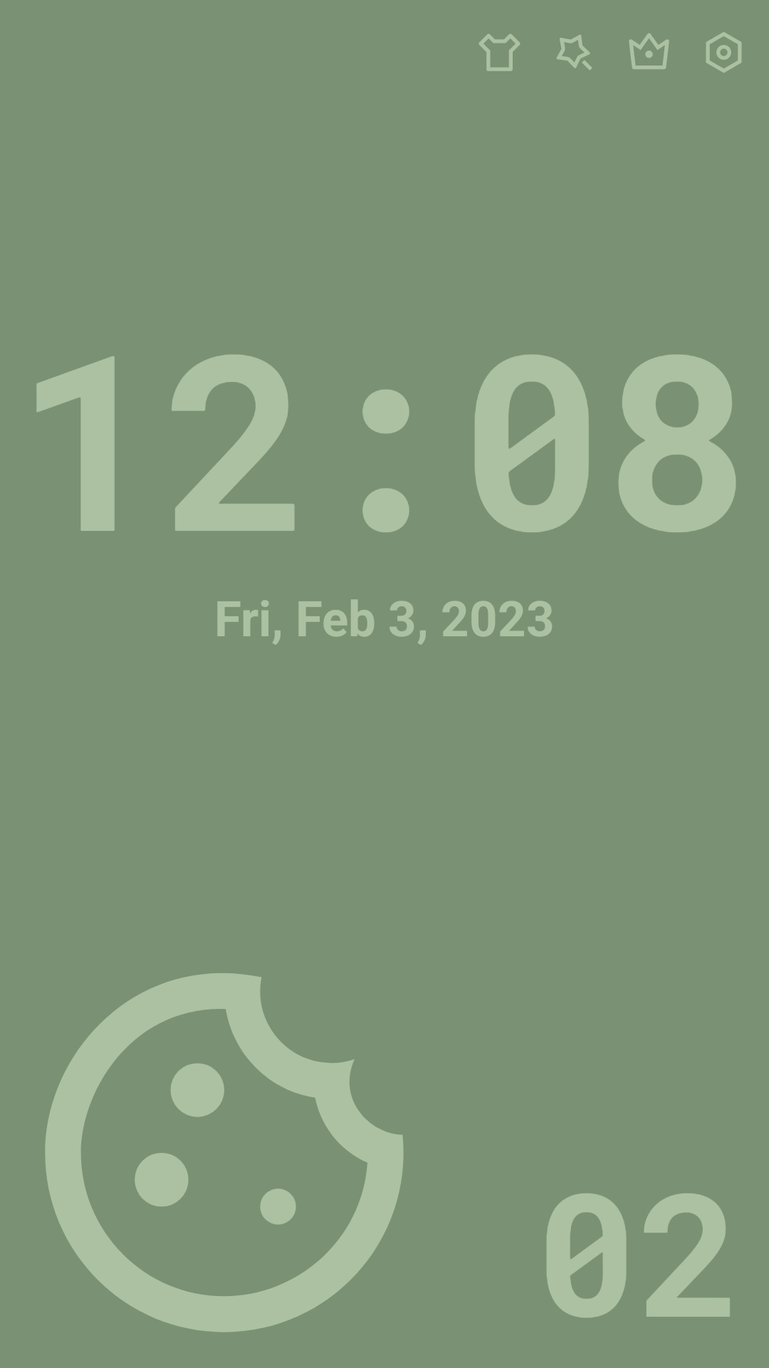 Retro Clock screenshot 2