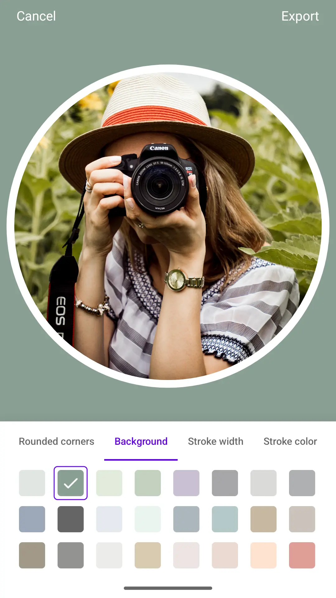 Round Photo Maker